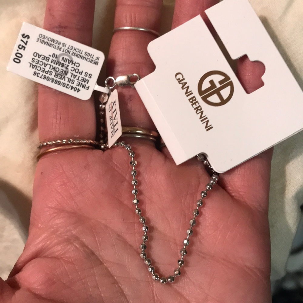 Giani Bernini silver anklet
